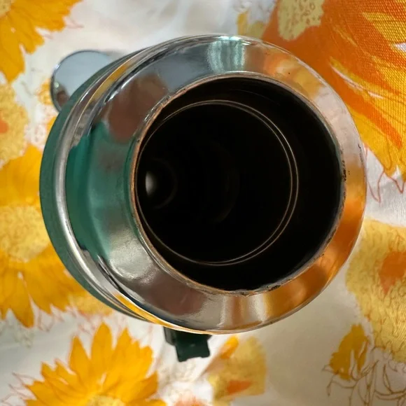 Vintage STANLEY Aladdin Green Thermos with handle Quart Size - Picture 4 of 6